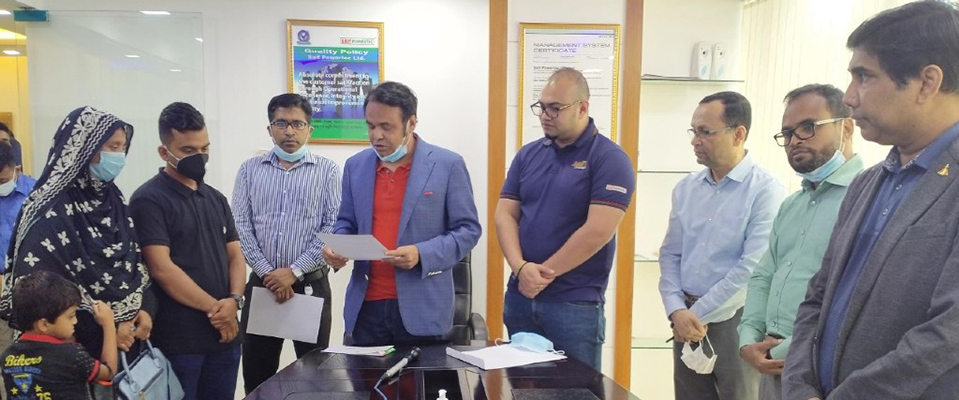 Saif Powertec Donate TK 25,000 each month for  N'gang explosion Victim's family